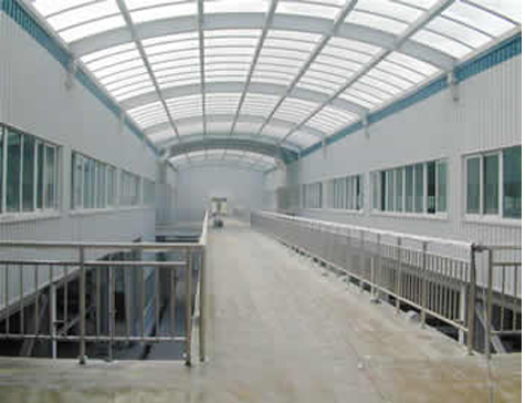 白色活動房展示